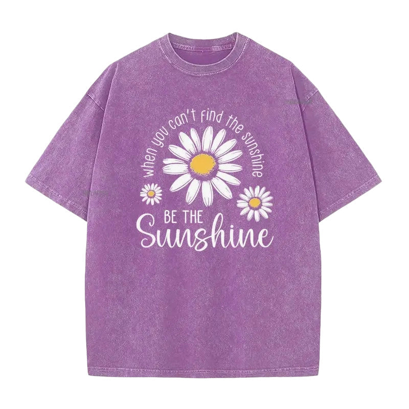 ๐ผ๐ LIMITED TIME 50% OFF! Vintage Washed Daisy T-Shirt โ Soft Breathable Blend, Relaxed Drop Shoulder Fit and Retro Everyday Style