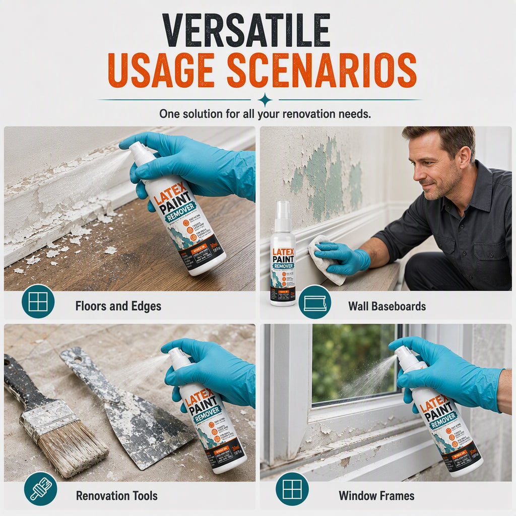 🔥Limited Time Promotion 50% OFF🔥Multi-Surface Latex Paint Remover Spray
