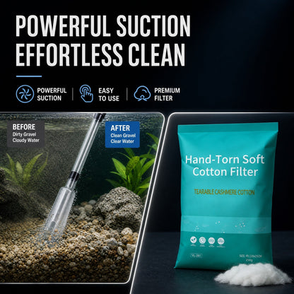 🥳2026 HOT SALE🥳💞50K+ SOLD!✨ 🔥 Electric Aquarium Gravel Cleaner✨