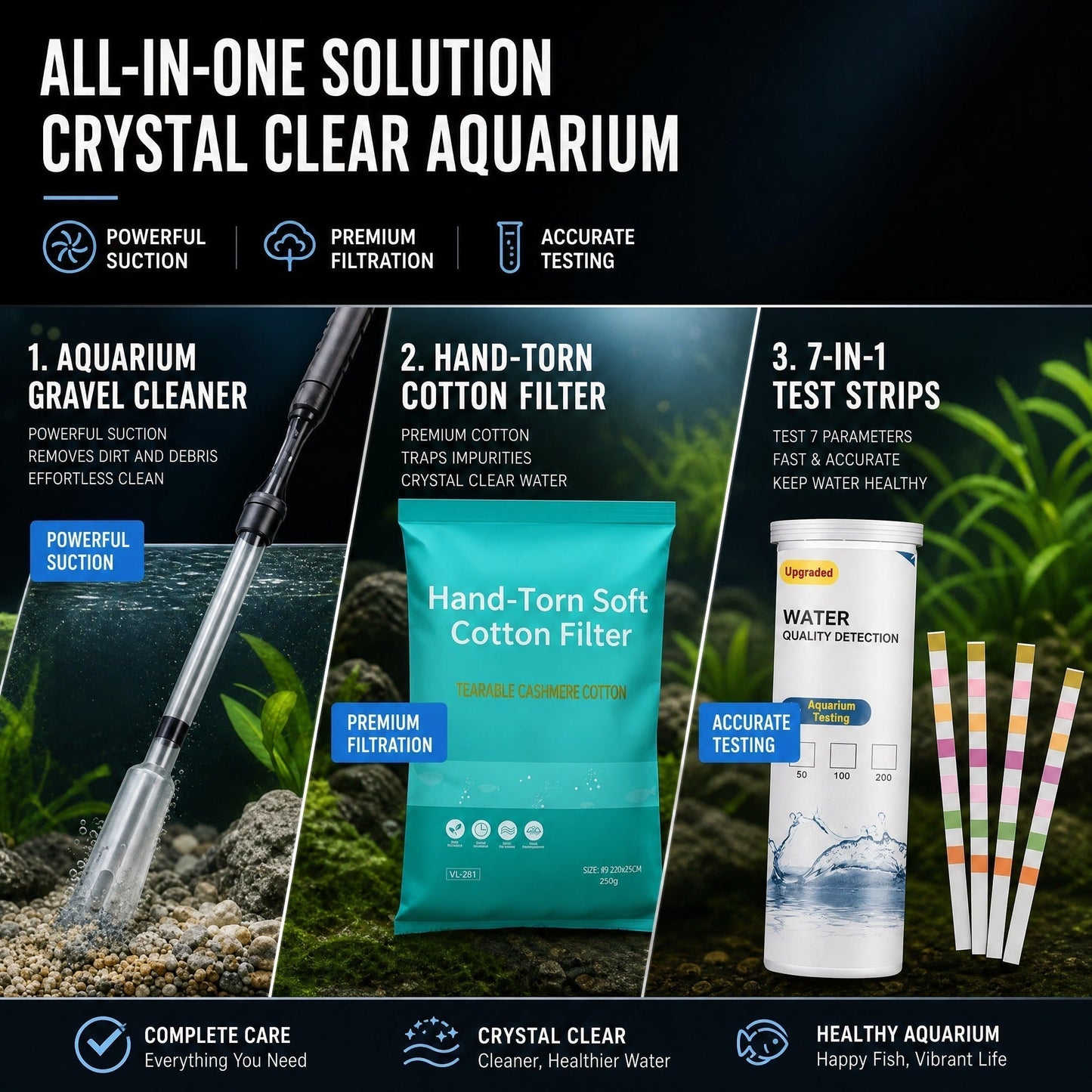 🥳2026 HOT SALE🥳💞50K+ SOLD!✨ 🔥 Electric Aquarium Gravel Cleaner✨