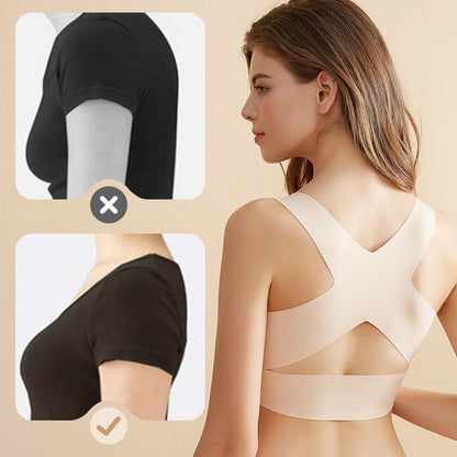 🎉 50% OFF Flash Sale⚡Front Closure Cross-Back Wireless Posture Bra