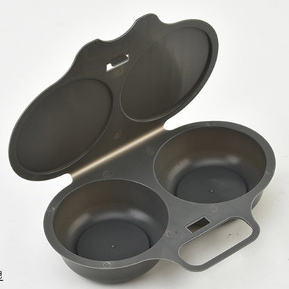 🍳   BUY 1 GET 1 FREE! Dual Cavity Microwave Egg Poacher – Quick Oil-Free Cooking, Food-Grade PP & Versatile Kitchen Essential 💫