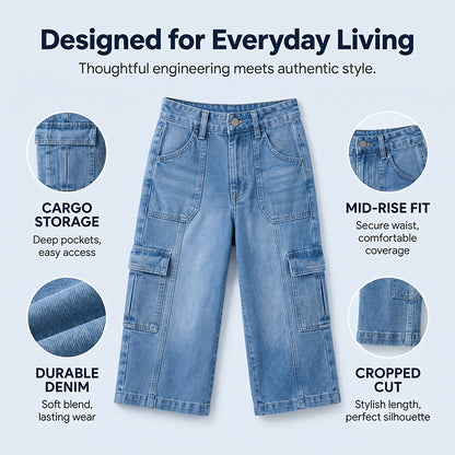 🎉👖 LIMITED-TIME 50% OFF! ✨Women's Casual Stretchy Cropped Denim Pants