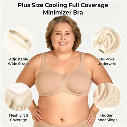 ⏳Last Day Special Price £15.99💐Women's Elegant Sheer Full Coverage Plus Size Bra🎁