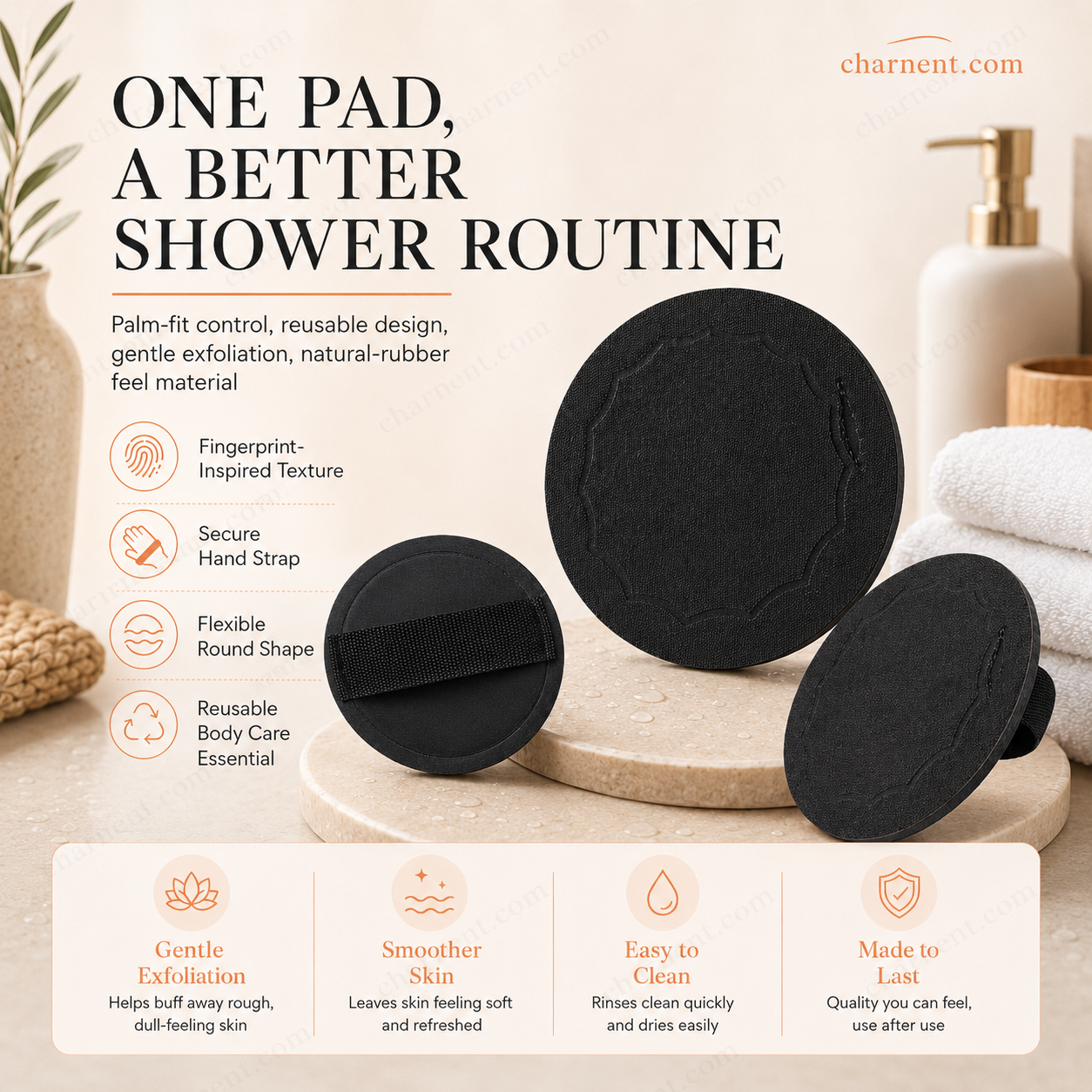 ⏰⏰Last Day Buy 2 Get 1 Free❄💦 🚿 Exfoliating Scrub Bath Pads – Gently exfoliate, unclog pores, reveal brighter skin. A little scrub goes a long way! ✨🛀