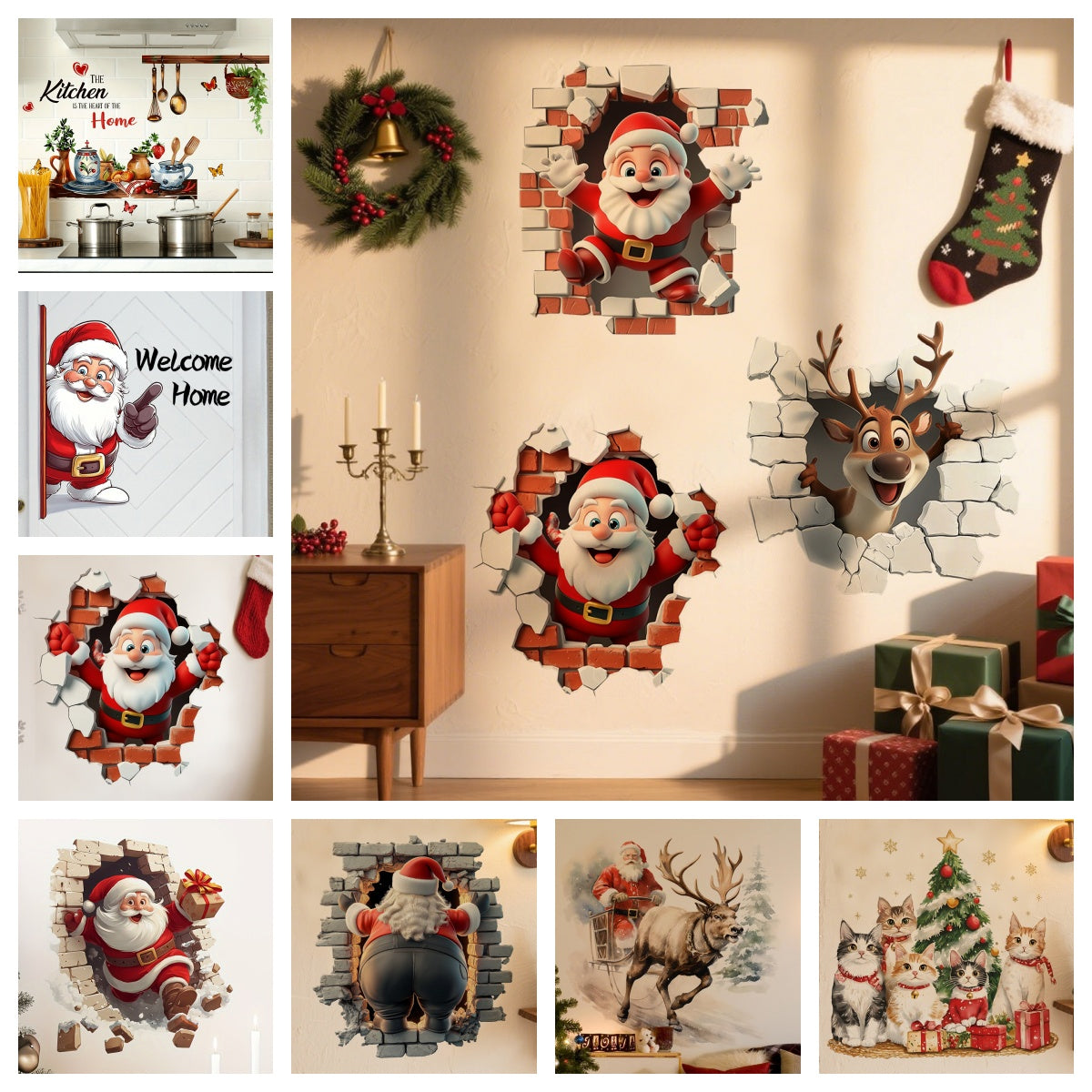 🎁Christmas Sale 70% OFF!!🔥🎅Christmas Creative Wall Sticker