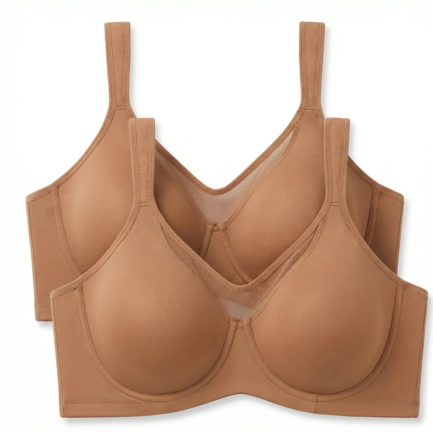 🏆 Last Day Special Price  💐Women's Elegant Sheer Full Coverage Plus Size Bra