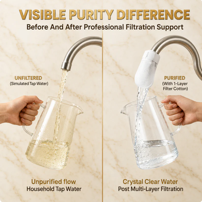⏳💥Final 3 hours-$19.99!! ⚡50K+ SOLD! Almost Gone-💥⏰Anti-Splash Kitchen Faucet Filter for Sediment & Rust Removal