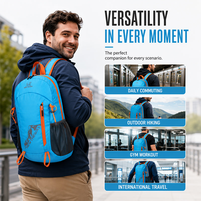 🏆 Last Day Special Price！ 🎒Foldable Waterproof Camping Backpack