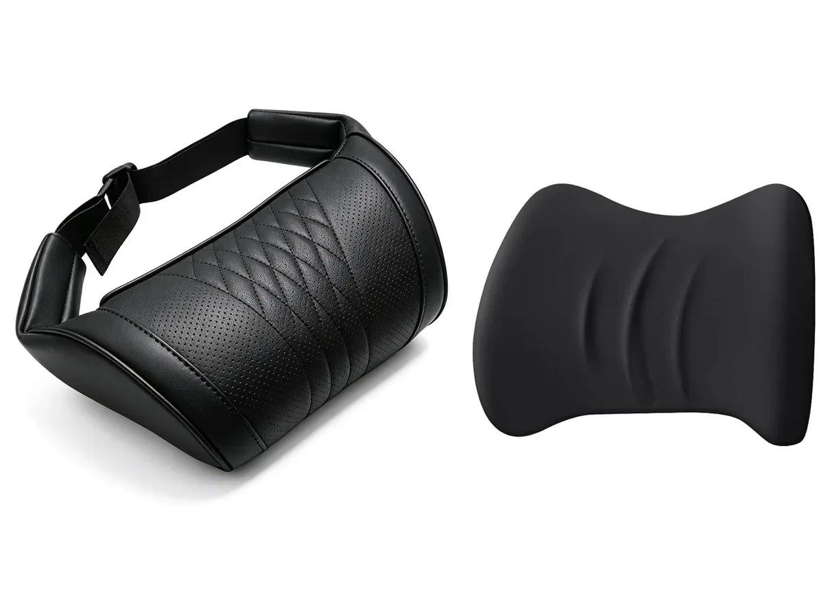 🚗💤 Relieve Driving Fatigue! Universal Memory Foam Car Headrest Neck Pillow, Ergonomic Support Auto Neck Cushion for Long Road Trips