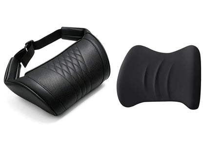 🚗💤 Relieve Driving Fatigue! Universal Memory Foam Car Headrest Neck Pillow, Ergonomic Support Auto Neck Cushion for Long Road Trips