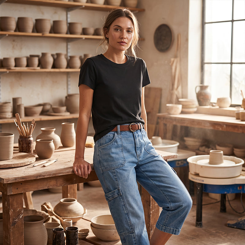 👖 LIMITED-TIME 50% OFF! ✨Women's Casual Stretchy Cropped Denim Pants