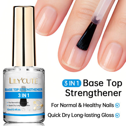 ✨ 50% OFF! 💜 Lilac Glossy Mirror Nail Strengthener – Fast Air-Dry, Chip-Resistant & Long-Lasting Aurora Finish1
