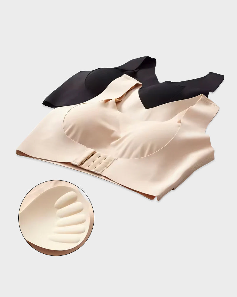 🎉 50% OFF Flash Sale⚡Front Closure Cross-Back Wireless Posture Bra