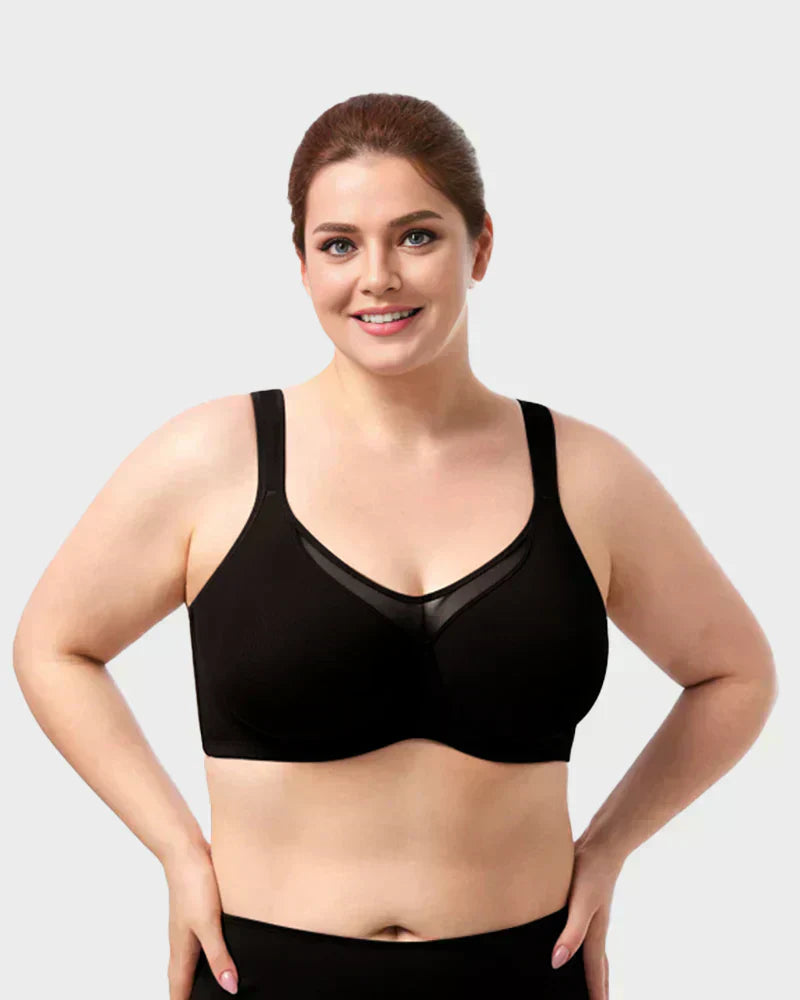 ⏳Last Day Special Price £15.99💐Women's Elegant Sheer Full Coverage Plus Size Bra🎁
