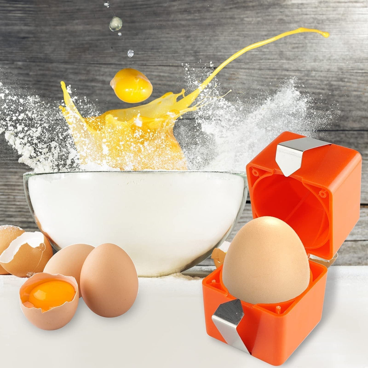 🔥🔥🔥Limited-time 😮‍💨 Buy 1 Get 1 Free ！！！🍳 Quick Egg Cracker Tool – Open Hundreds Of Eggs Faster & Cleaner 🔥