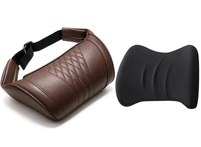 🚗💤 Relieve Driving Fatigue! Universal Memory Foam Car Headrest Neck Pillow, Ergonomic Support Auto Neck Cushion for Long Road Trips
