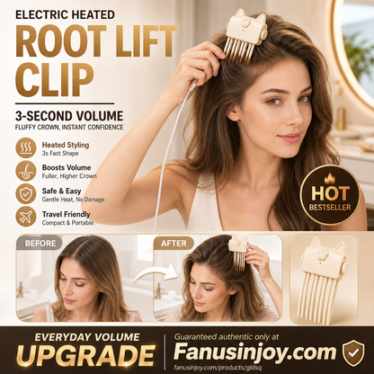 👱‍♀️High Cranial Top Magic Tool！Volumizing Root Lift Clip