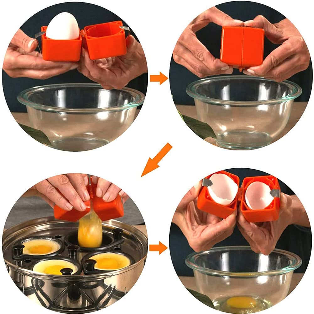 🔥🔥🔥Limited-time 😮‍💨 Buy 1 Get 1 Free ！！！🍳 Quick Egg Cracker Tool – Open Hundreds Of Eggs Faster & Cleaner 🔥