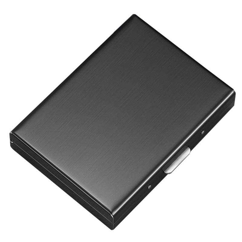 💰 Price Drop! 💕RFID-blocking card holder – stainless steel, slim design, 3 capacities. 📇✨
