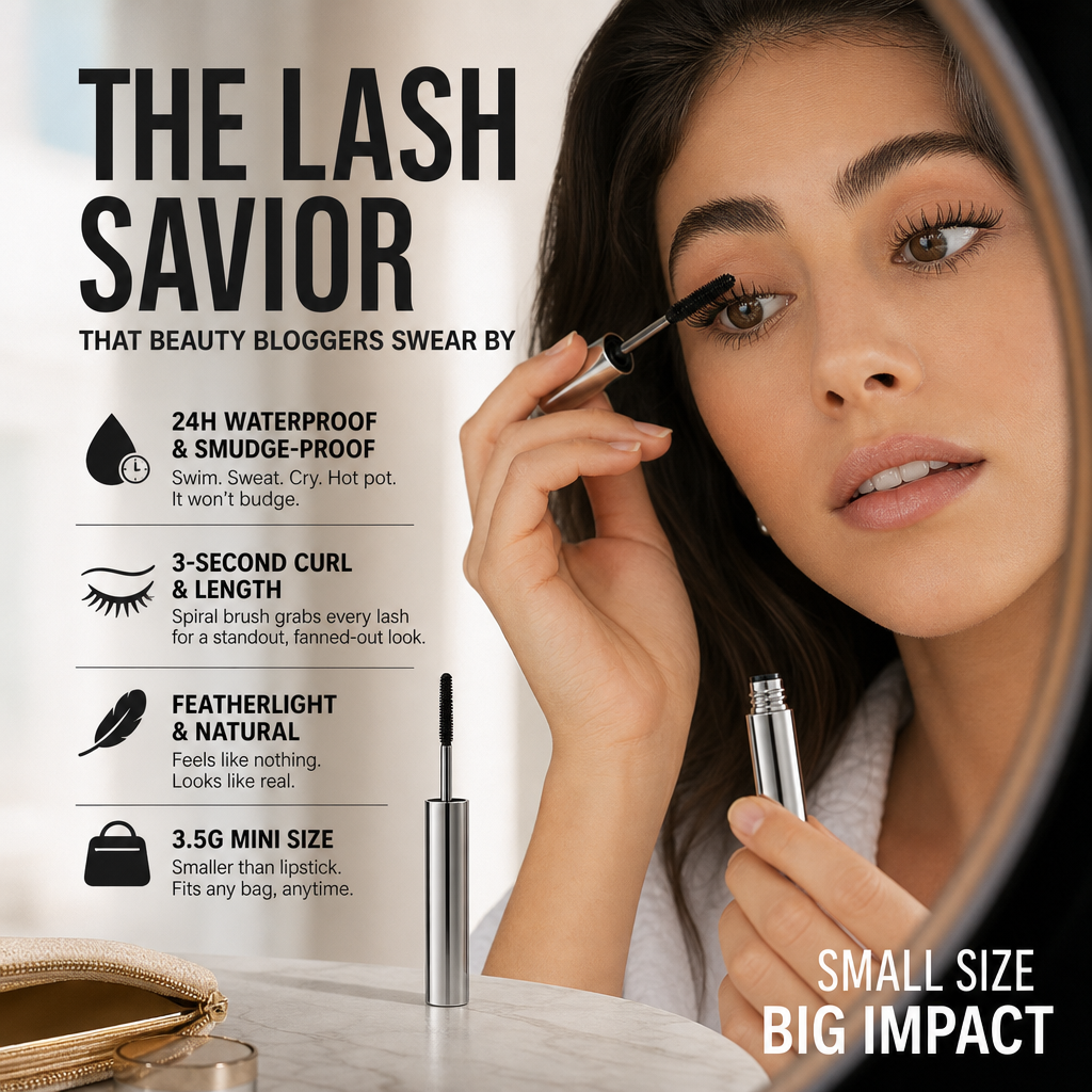 🎁2026 New Arrivals 50% OFF💥Waterproof Curling & Lengthening Mascara ✨