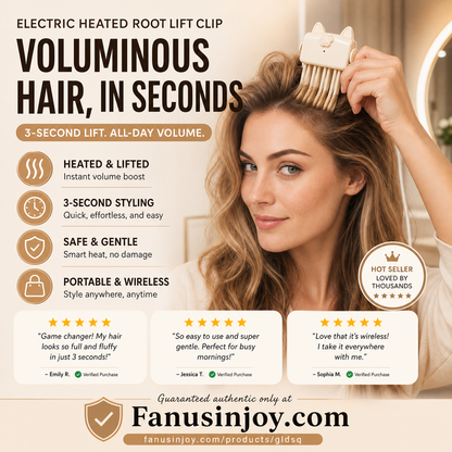 👱‍♀️High Cranial Top Magic Tool！Volumizing Root Lift Clip