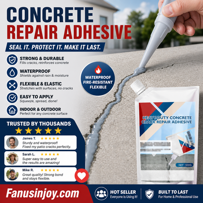🔥Limited time 50% OFF! 👷‍♂️ Easily repair concrete surfaces! Heavy-Duty Concrete Crack Repair Adhesive