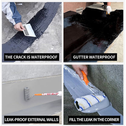 🥳2026 HOT SALE🥳💞57K+ SOLD!🏠💧 50% OFF! Anti‑Leakage Roof Sealant – Seals cracks instantly, flexible & weatherproof. Safe & odorless. 1kg. 🛡️✨