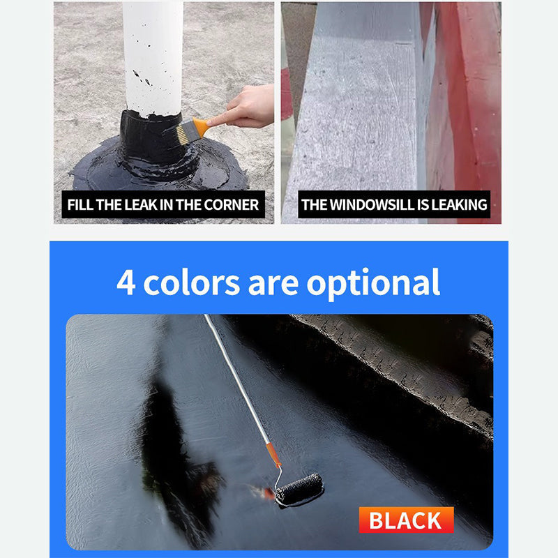 🥳2026 HOT SALE🥳💞57K+ SOLD!🏠💧 50% OFF! Anti‑Leakage Roof Sealant – Seals cracks instantly, flexible & weatherproof. Safe & odorless. 1kg. 🛡️✨