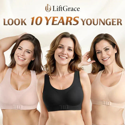 🎉 50% OFF Flash Sale⚡Front Closure Cross-Back Wireless Posture Bra