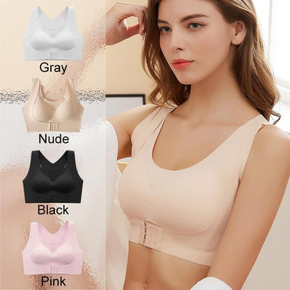 🎉 50% OFF Flash Sale⚡Front Closure Cross-Back Wireless Posture Bra