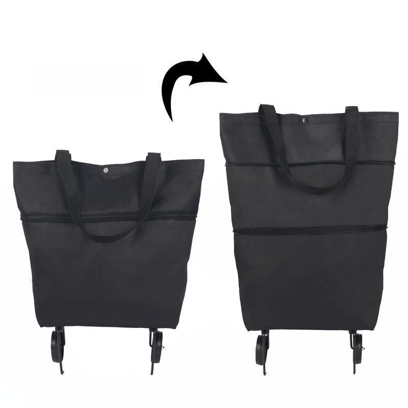 ⏳LAST DAY SALE ONLY ￡7.99!!🔥2-in-1 Foldable Shopping Cart🛒