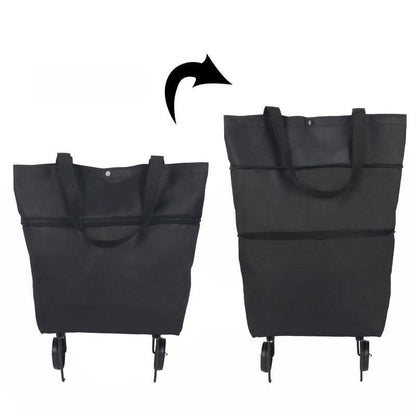 ⏳LAST DAY SALE ONLY ￡7.99!!🔥2-in-1 Foldable Shopping Cart🛒