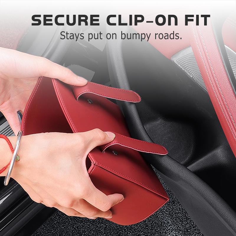 🧺 50% OFF! Leather Car Door Cup Holder – Wide‑mouth opening, easy reach for drinks & phone. Clip‑on secure fit. PU leather, tough & stylish. 🛡️✨