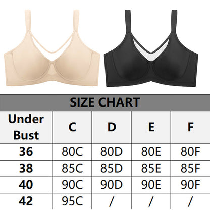 ⏳Last Day Special Price £15.99💐Women's Elegant Sheer Full Coverage Plus Size Bra🎁