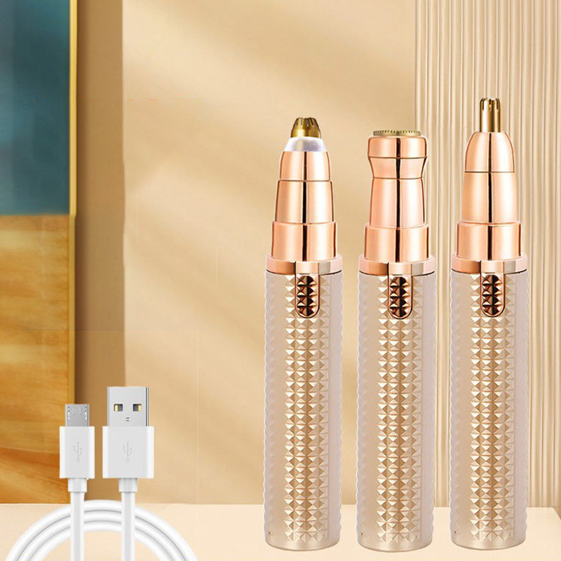 🎀50% OFF🎁 Over 38,000 Sold! Portable Electric Eyebrow Trimmer – Interchangeable Heads