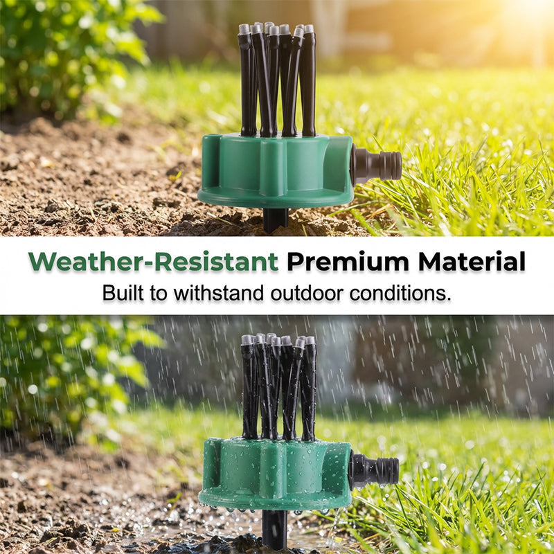 💧360° Coverage Precision Garden Irrigation Sprinkler💚✨-Adjustable Nozzle, Even Watering for Lawns, Flower Beds & Vegetables.