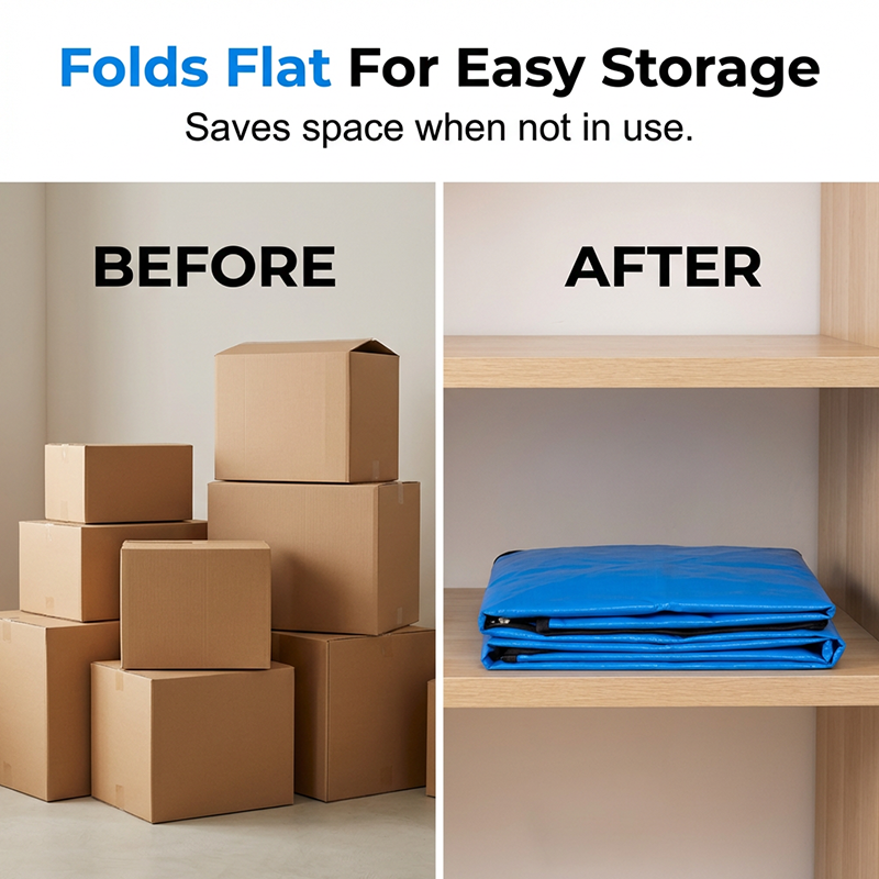 📦Last Day SALE ONLY £8.99!!!🧳Jumbo Moving & Storage Bag– Folds flat, perfect for moving, travel or closet organization – reusable & easy to clean 🏠