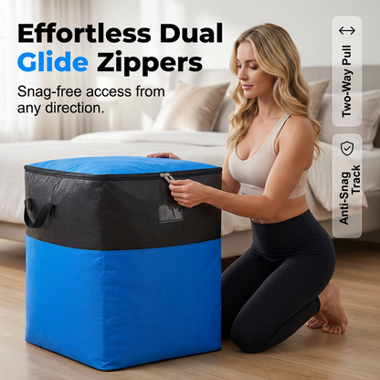 📦 50% OFF NOW! 🧳 Collapsible Storage and Moving Bag – Heavy-duty handles & zippered closure 🏠