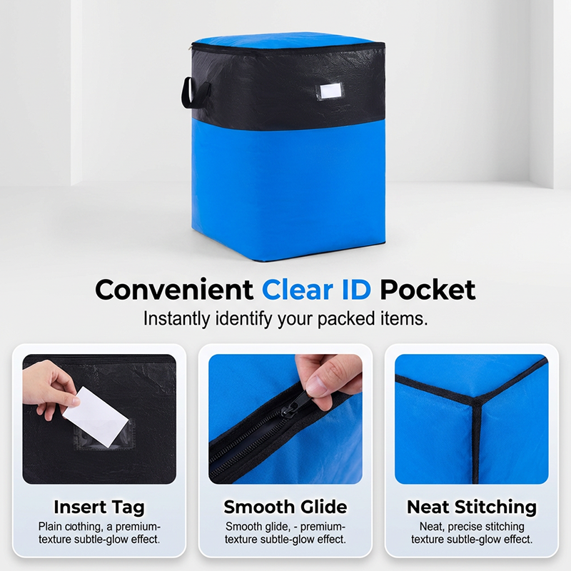 📦Last Day SALE ONLY £8.99!!!🧳Jumbo Moving & Storage Bag– Folds flat, perfect for moving, travel or closet organization – reusable & easy to clean 🏠
