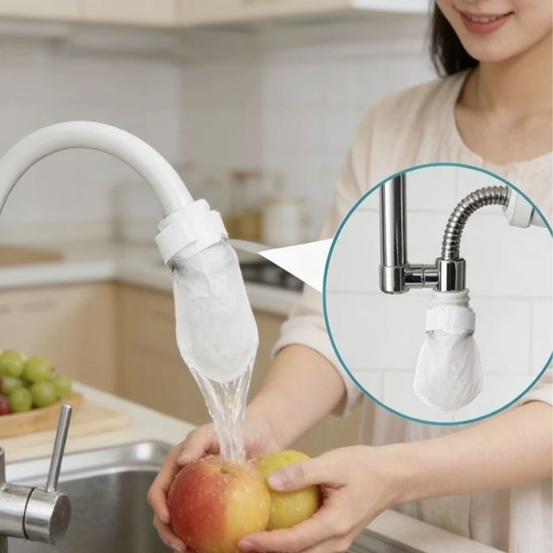 ⏳💥Final 3 hours-$19.99!! ⚡50K+ SOLD! Almost Gone-💥⏰Anti-Splash Kitchen Faucet Filter for Sediment & Rust Removal