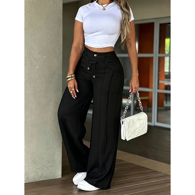 ⏳Limited-time 50% off⏰Women’s High-Waisted Straight Leg Trousers👖