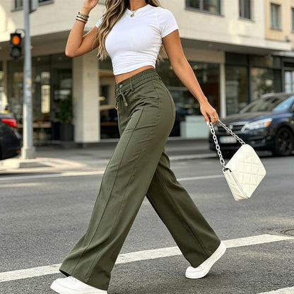 ⏳Limited-time 50% off⏰Women’s High-Waisted Straight Leg Trousers👖