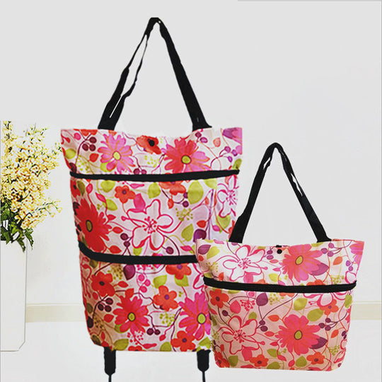 ⏳LAST DAY SALE ONLY ￡7.99!!🔥2-in-1 Foldable Shopping Cart🛒