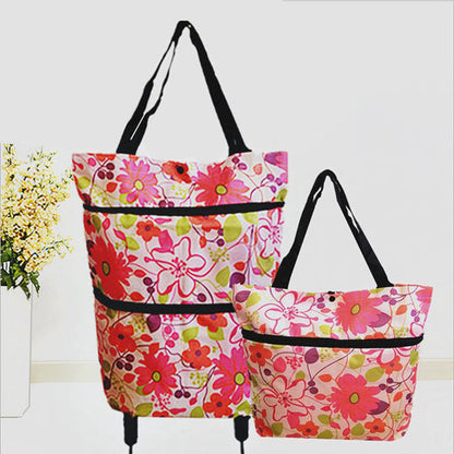 ⏳LAST DAY SALE ONLY ￡7.99!!🔥2-in-1 Foldable Shopping Cart🛒