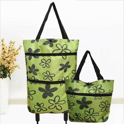 ⏳LAST DAY SALE ONLY ￡7.99!!🔥2-in-1 Foldable Shopping Cart🛒