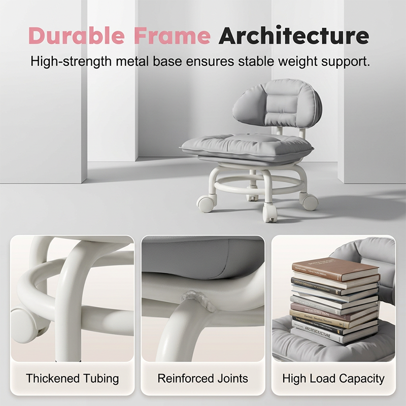 🪑 50% OFF NOW! ⏰ Rolling Low Stool with Backrest – Padded Seat & Silent Castors – Perfect for Workshops, Garages & Studios – Comfortable & Mobile 🛠️✨