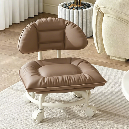 🪑 50% OFF NOW! ⏰ Rolling Low Stool with Backrest – Padded Seat & Silent Castors – Perfect for Workshops, Garages & Studios – Comfortable & Mobile 🛠️✨