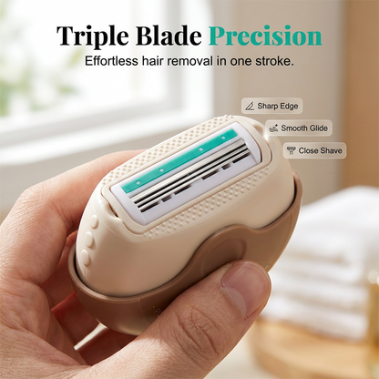 ✂️ 50% OFF !! Portable 3-Layer Hair Shaver ✨ Smooth, Precise Trim Anytime, Anywhere 💈