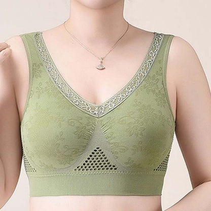 🏆 Last Day Special Price £9.99 ! 💐 Buy One Get One Free 🎁 🌸 Pure Cotton Buttonless Comfy Lifting Bra